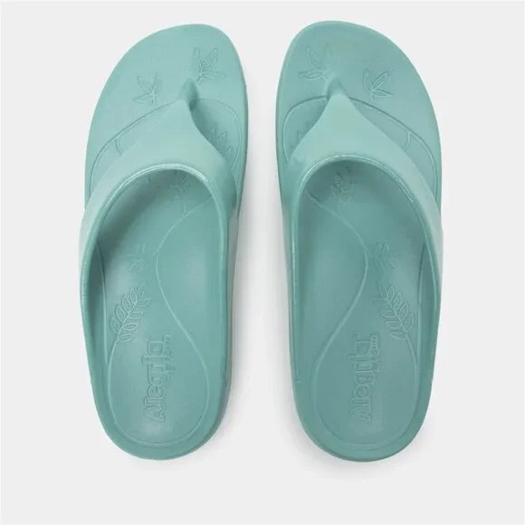 EUC Alegria Recovery Ode Aqua Gloss Sandals US Size 6/6.5 (EU 36) - Picture 3 of 14